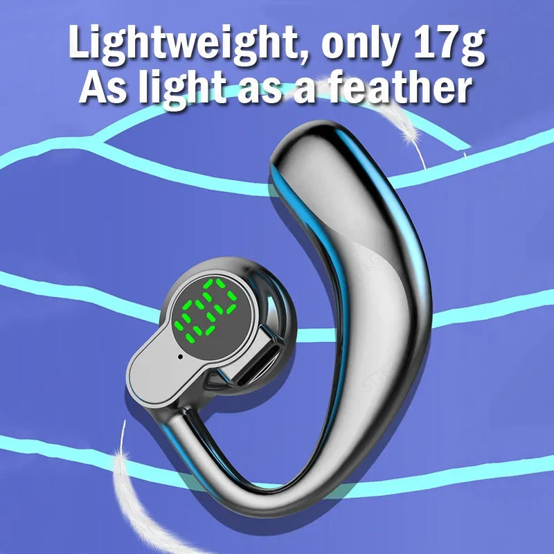 Wireless Bluetooth Headphones Full Open Headset Air Conduction Ear Hook Earphones Handsfree Noise Canceling Audifonos Sports
