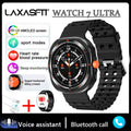 LAXASFIT 2025 New Men's Smart Watch Outdoor Sports Bluetooth Call Message Alert Multisport Mode Smartwatch