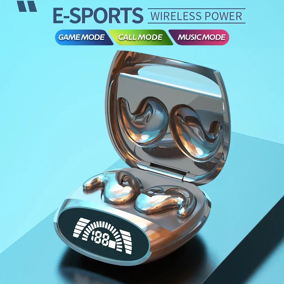 Sleep Invisible Stereo Headset IPX5 Waterproof Wireless Bluetooth Earphone Earbuds with Mic for Phone Bluetooth 5.3 Headphones