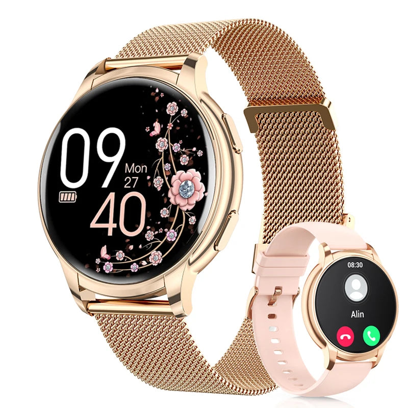 2025 NFC Smart watch function HD call 120+ Sport Mode for Xiaomi ios Gift for Women heart rate blood pressure smartwatch ladies