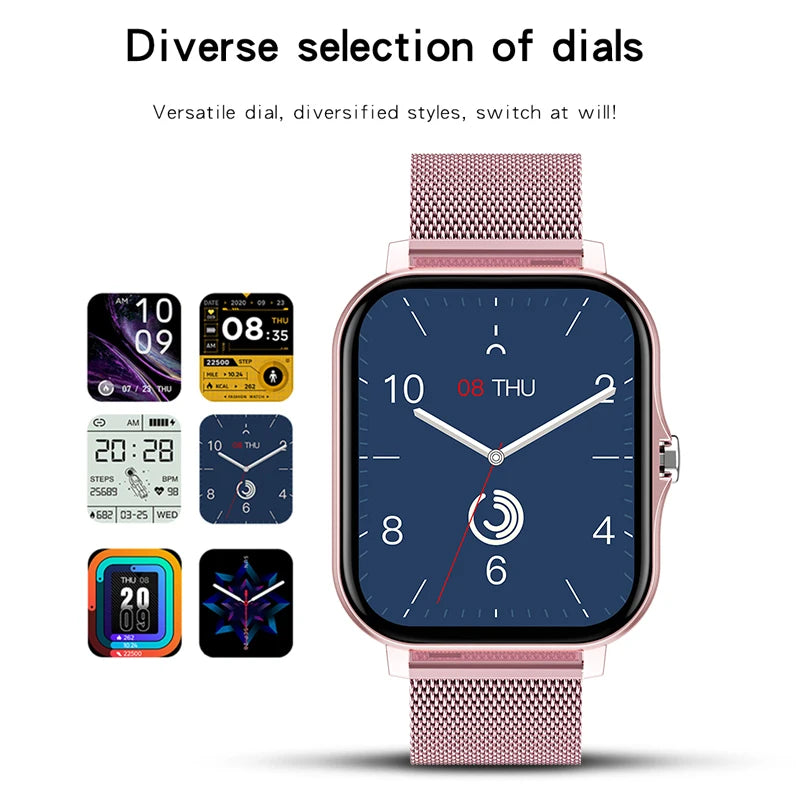 LIGE Full Touch Sport Smart Watch Men Women Heart Rate Fitness Tracker Bluetooth call Smartwatch wristwatch GTS 2 P8 plus watch