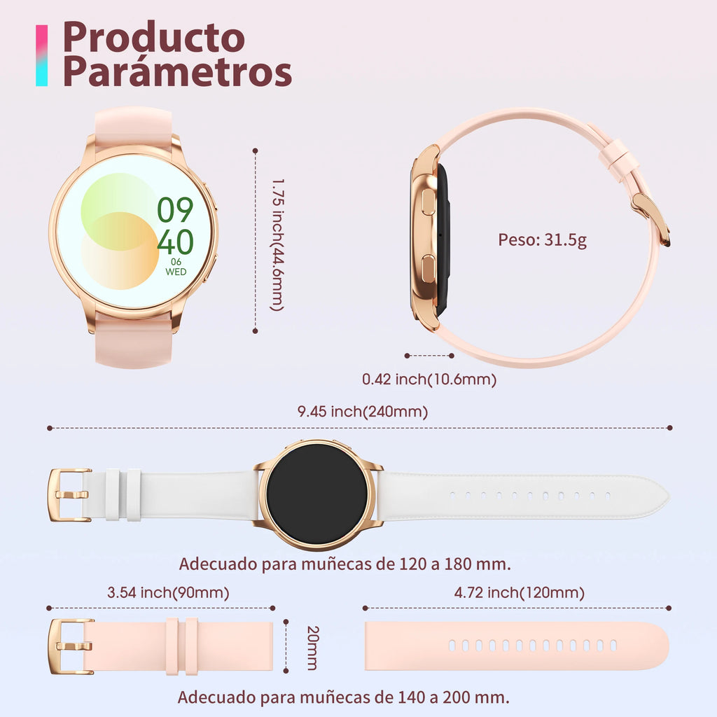 2025 NFC Smart watch function HD call 120+ Sport Mode for Xiaomi ios Gift for Women heart rate blood pressure smartwatch ladies