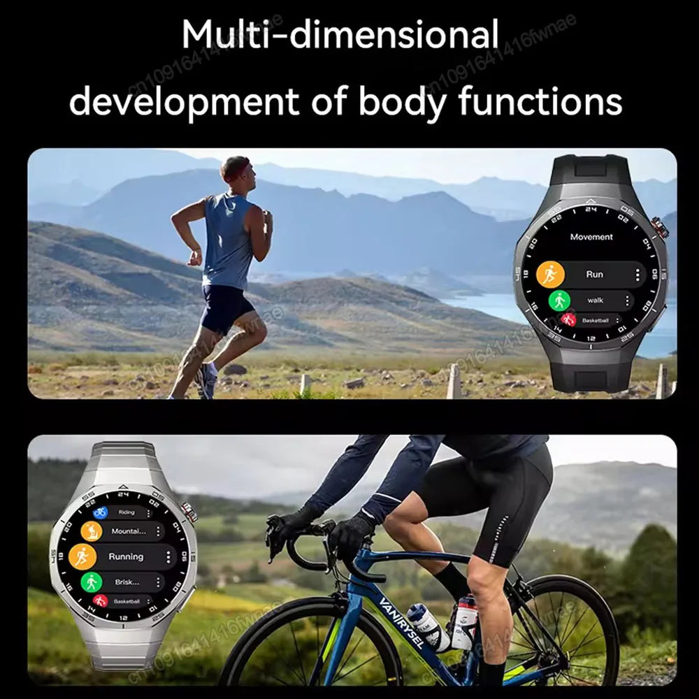 GT5 Pro Smart Watch GPS Sport Watch Men Women AMOLED Touch Screen Bluetooth Phone Calls Smartwatch Fitness Waterproof WristWatch