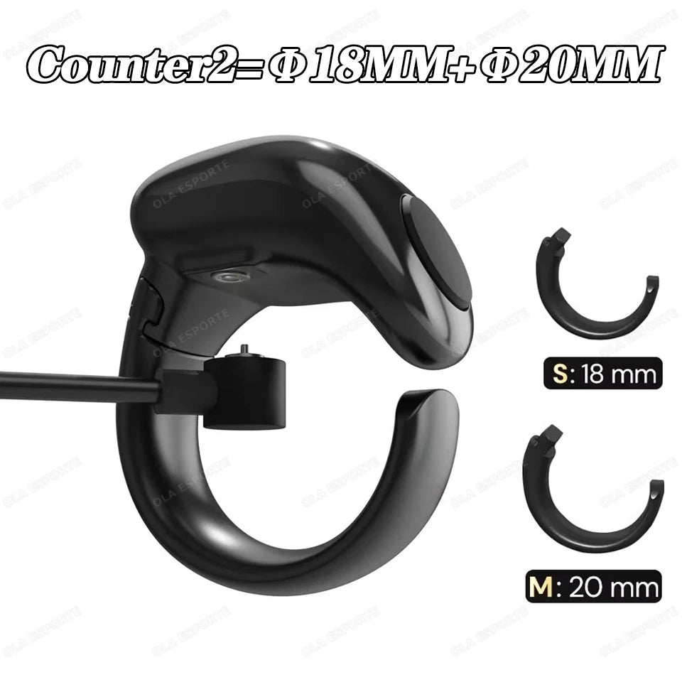 Weslamic Smart Tasbeeh Zikr Ring Islamic Tally Digital Counter for Muslims Praise Prayer Reminder Magnetic Charging Waterproof