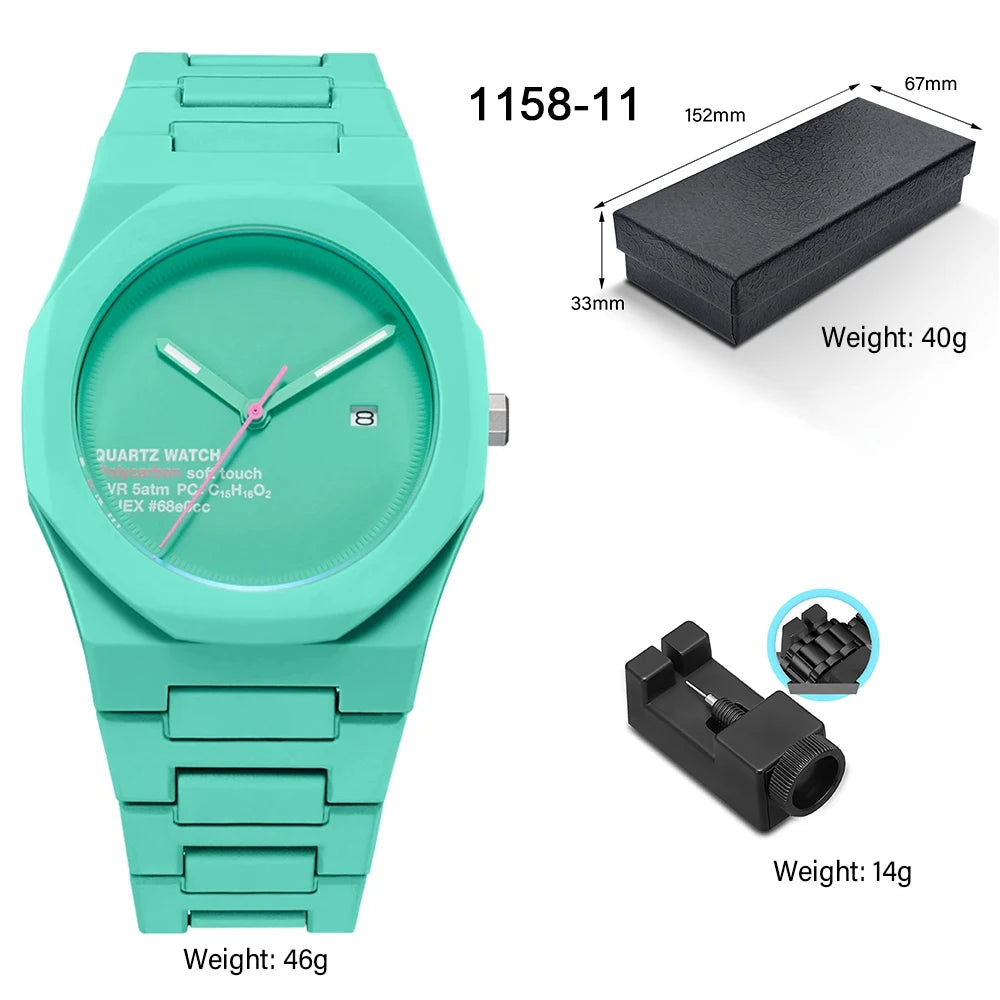 Men's Quartz Watch No Digital Calendar Quartz Watch Fashion Casual Sports Watch Waterproof Hot Selling Couple Watch