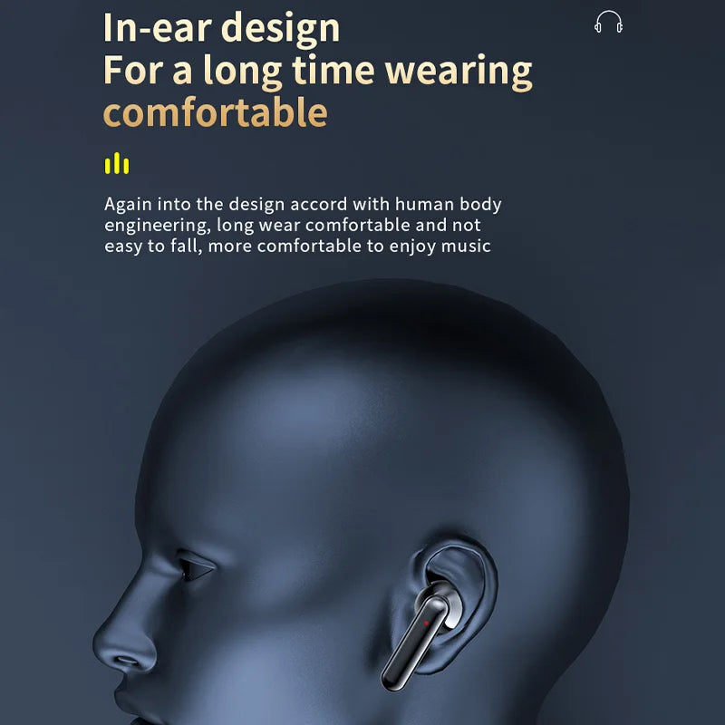 K40 Wireless Bluetooth Tws Digital Display Low Latency Stereo In Ear Bluetooth Earphones For Entertainment Games