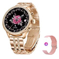 Women Smart Watch Fashion Diamond Watch Band AMOLED Screen HD Bluetooth Call Smartwatch Waterproof Heart Rate Sleep Monitoring