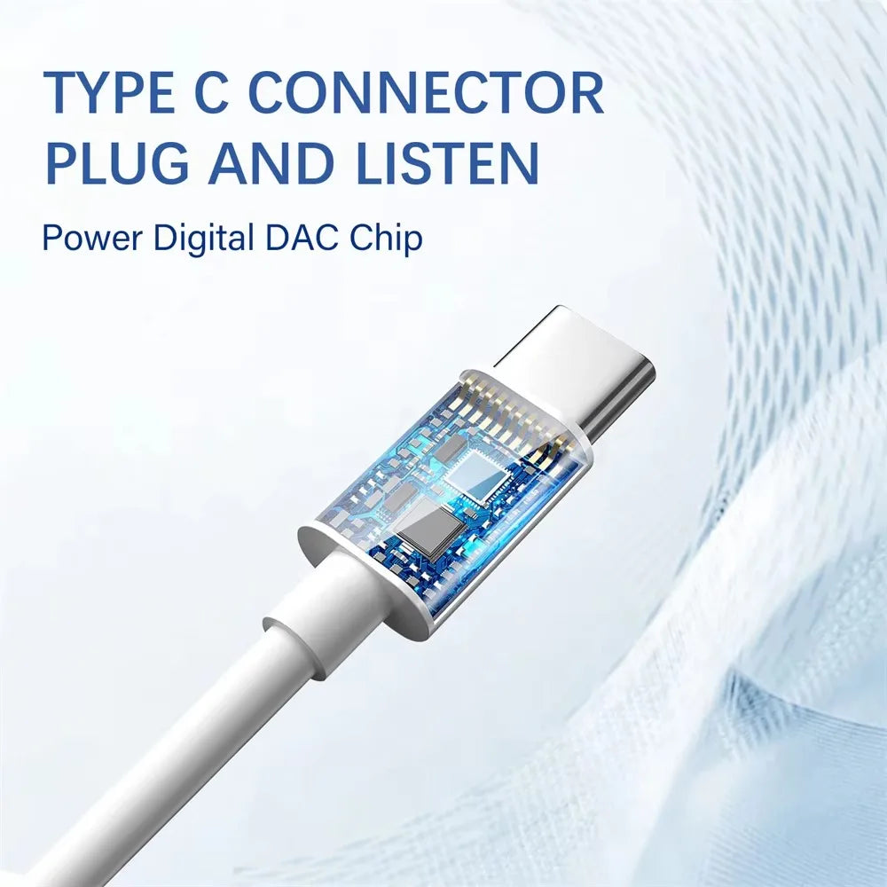 For Xiaomi Headphones Xiaomi Mi 14 13 12 11 in-ear Earphones Redmi Note 10 9 8 7 Type C 3.5mm Wired Headset Phone Accessories