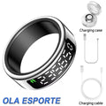 New Wireless Smart Ring 2025 Men Women LED Display Screen Heart Rate Blood Oxygen Monitor SportS IP68+5ATM Waterproof Smartring