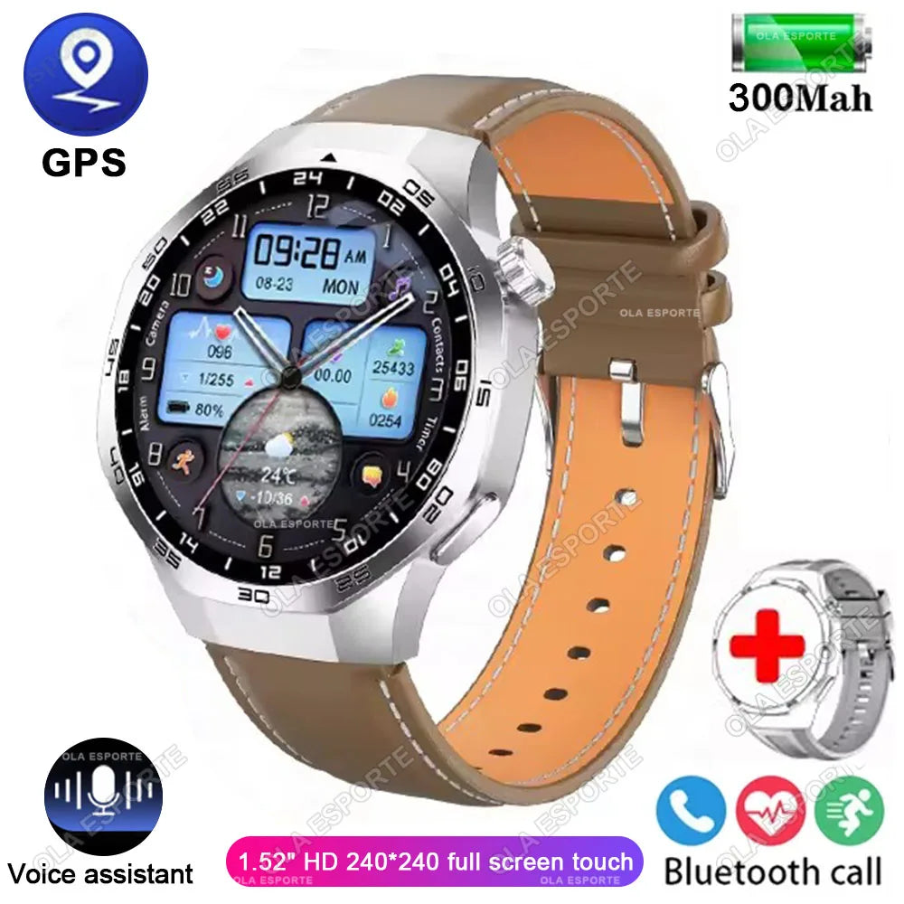 GT5 Pro Smart Watch GPS Sport Watch Men Women AMOLED Touch Screen Bluetooth Phone Calls Smartwatch Fitness Waterproof WristWatch