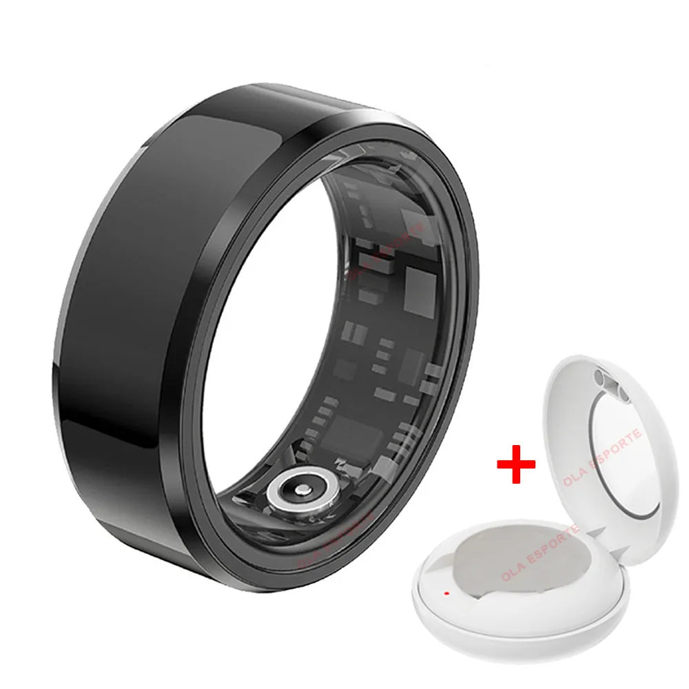 2025 Smart Ring Men Women IP68 Waterproof Heart Rate Blood Oxygen Sleep Health Monitor Sport Fitness Health Ring for Android IOS