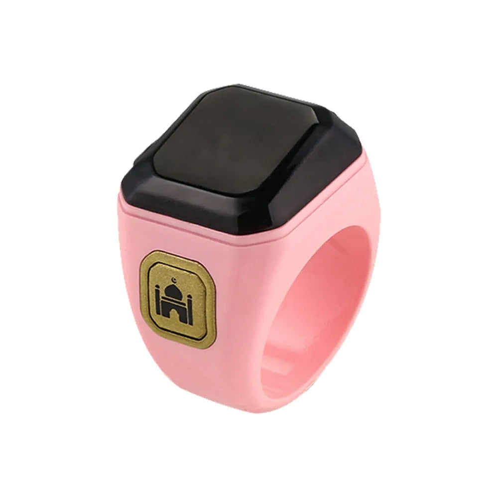 Qibla Smart Tasbih Tally Digital Counter for Muslims Tasbeeh Zikr Ring 5 Prayer Time Vibration Reminder Subhah Masbahah Misbaha