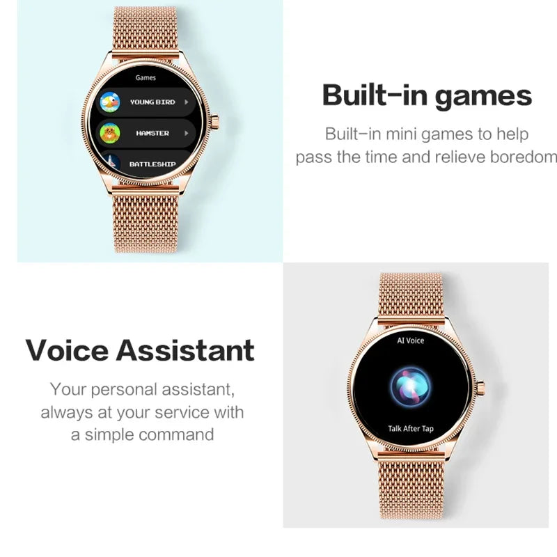 VALDUS VL60 Pro AMOLED Smartwatch Women Men Bluetooth Call IP68 Waterproof 3D Menu Heart Rate Step Fitness Sports Smart Watch