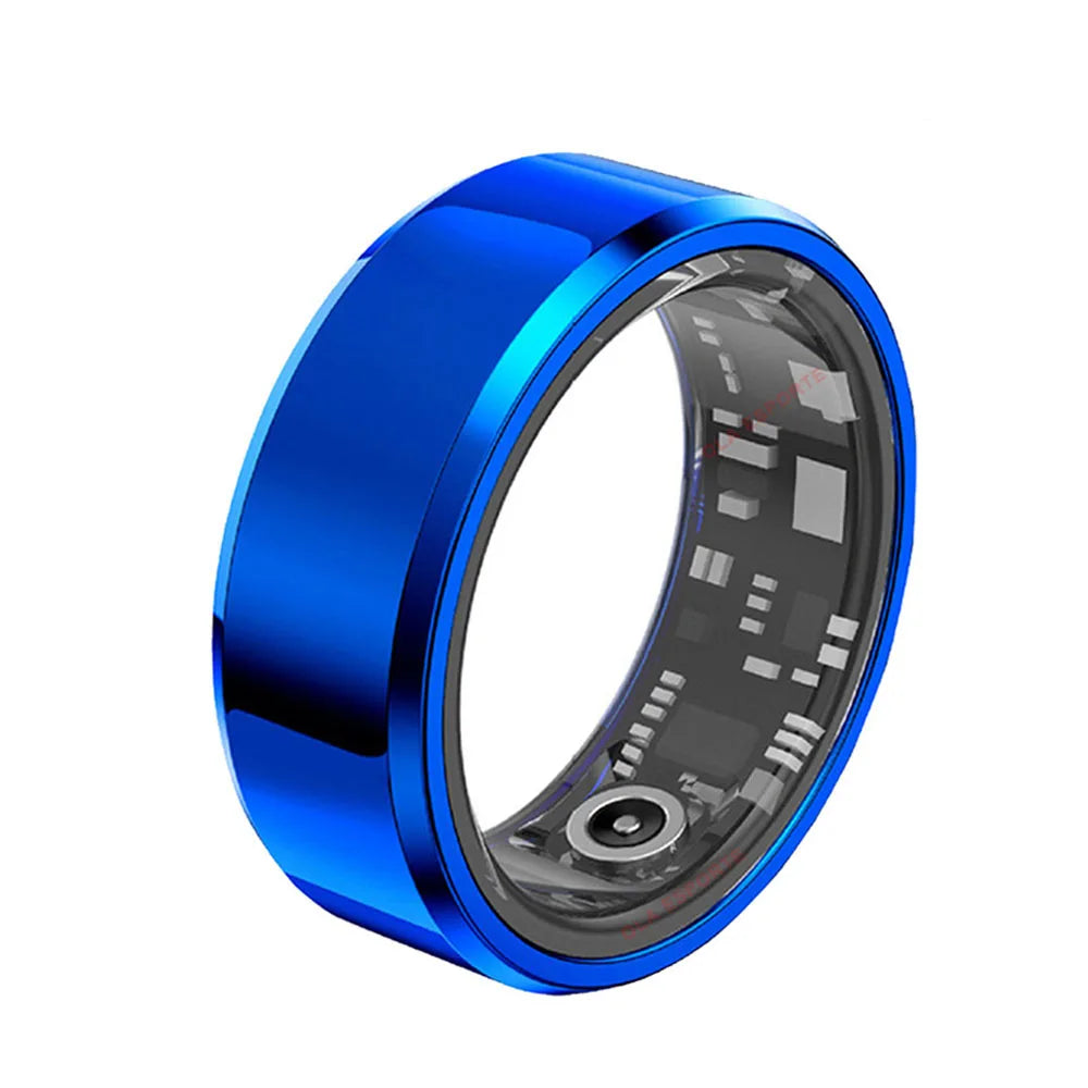 2025 Smart Ring Men Women IP68 Waterproof Heart Rate Blood Oxygen Sleep Health Monitor Sport Fitness Health Ring for Android IOS