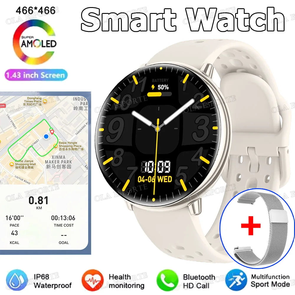 For Amazfit Active 2 GPS Smart Watch Men Women Ai GPT Amoled Waterproof Sport  SmartWatch Compass NFC BT Call Watches for