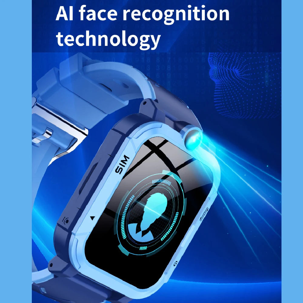 4G Kids Smart Watch Phone 1+8GB APP Dowload WhatsApp GPS WiFi Location Video Call SOS Call Back Monitor Children Smartwatch Gift