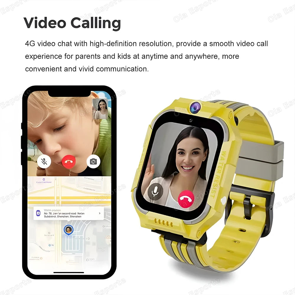 New Kids 5G Smart Watch SOS GPS+BDS/GLONASS Location Phone Call Camera Child Smartwatch 1.83 Inch WIFI Waterproof For Watch Gift