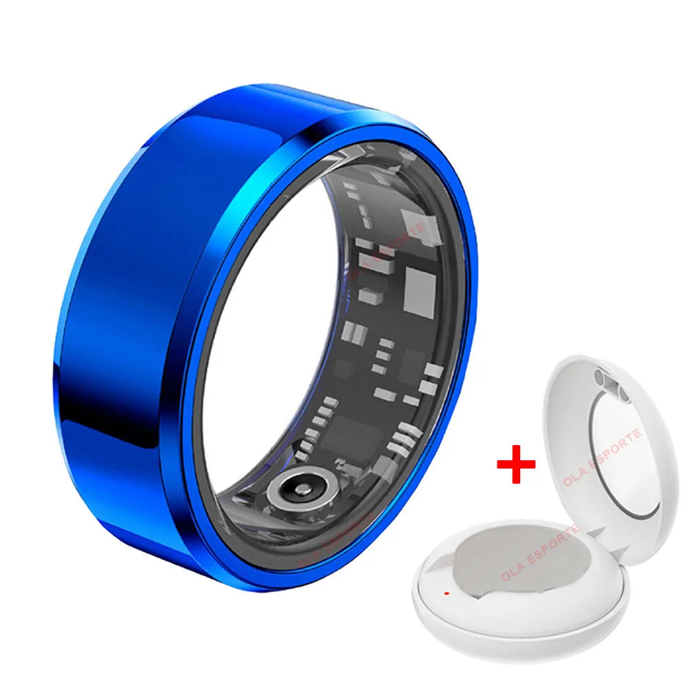 2025 Smart Ring Men Women IP68 Waterproof Heart Rate Blood Oxygen Sleep Health Monitor Sport Fitness Health Ring for Android IOS