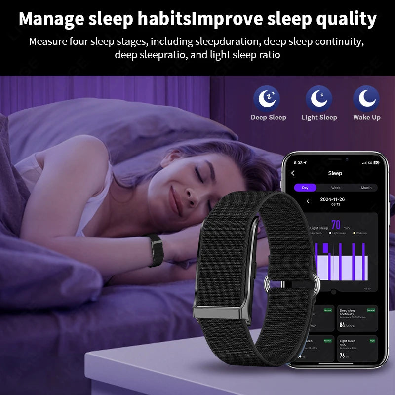 LIGE 2025 Smart Watch Men Women Heart Rate Blood Pressure Monitor Pedometer Waterproof Sports Bracelet Fitness Tracker Smartband