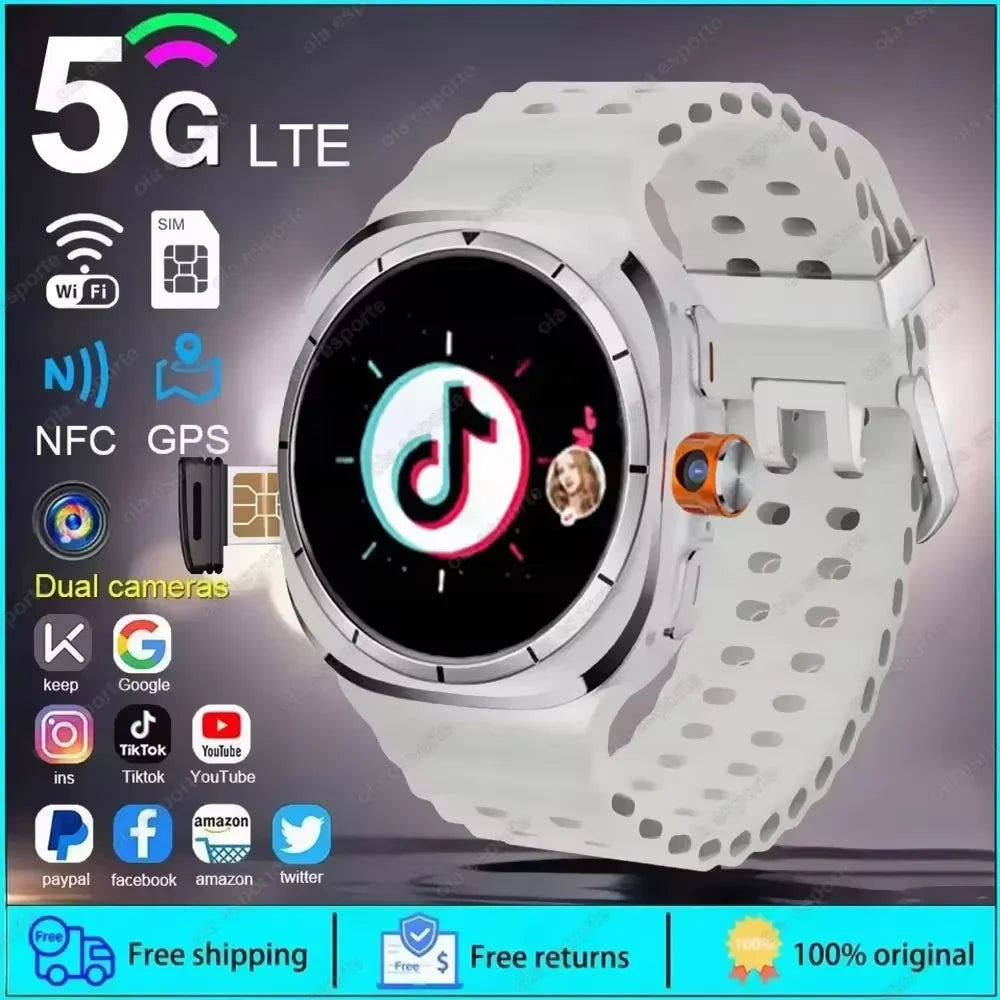 5G Smart Watch 1:1 Women Men 32GB Memory NFC Bluetooth Call IP68 Waterproof Outdoor GPS Sport Watch Upgraded Compass smartwatch