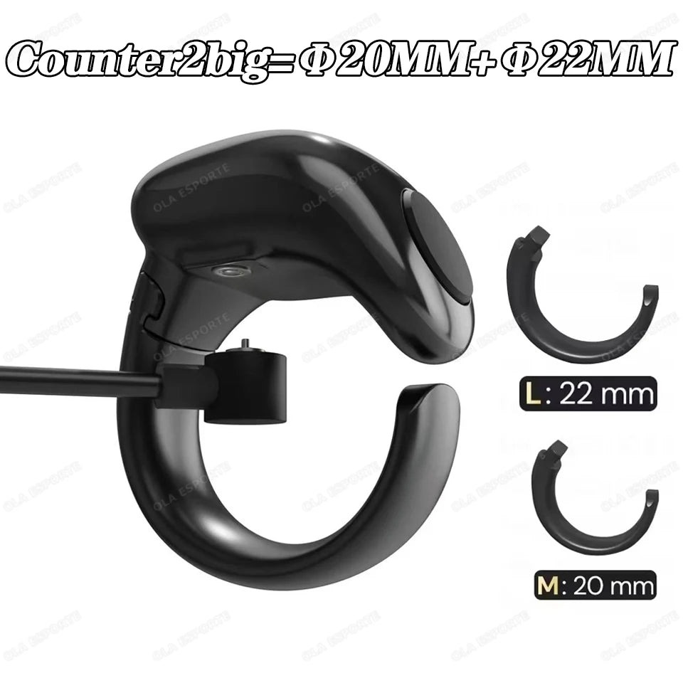 Weslamic Smart Tasbeeh Zikr Ring Islamic Tally Digital Counter for Muslims Praise Prayer Reminder Magnetic Charging Waterproof