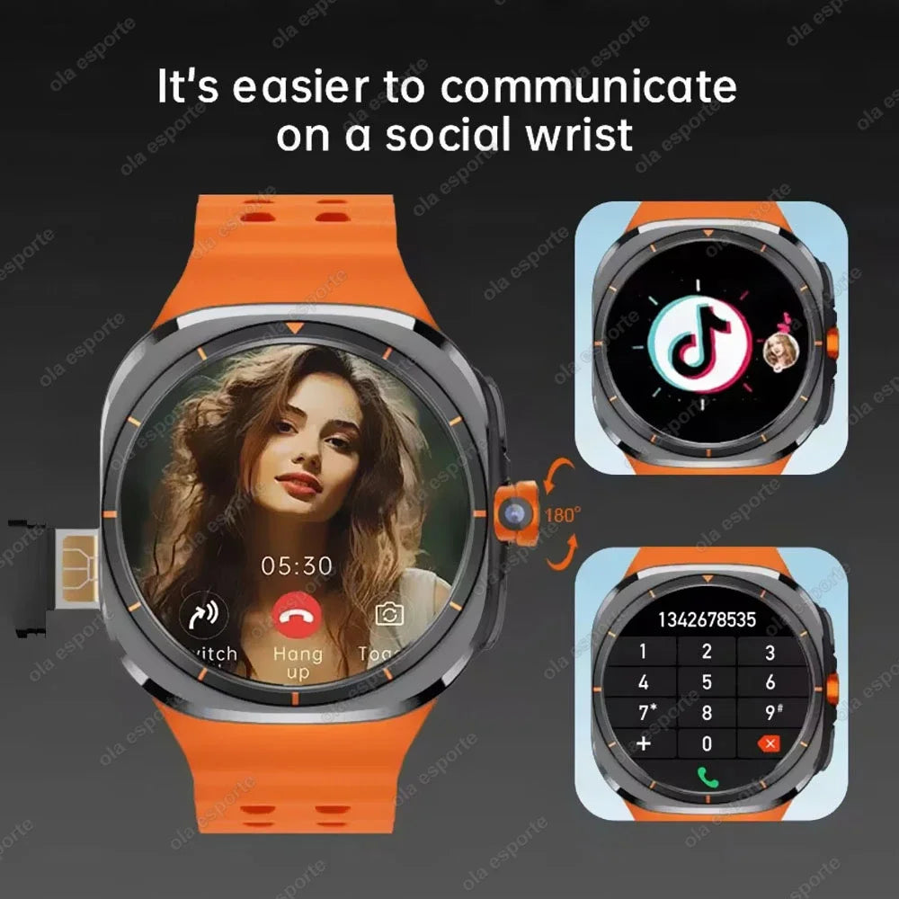 5G Smart Watch 1:1 Women Men 32GB Memory NFC Bluetooth Call IP68 Waterproof Outdoor GPS Sport Watch Upgraded Compass smartwatch