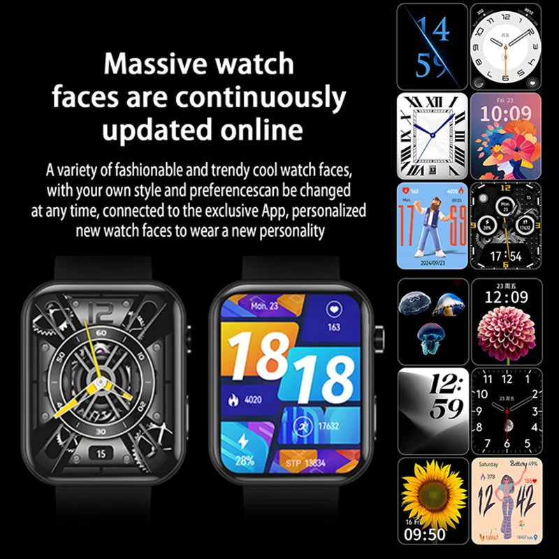 LIGE 2025 New 512MB Camera Smartwatch 1.91" HD Make Answer Call Take Video Sound Recording Music Sports Waterproof Smart Watch