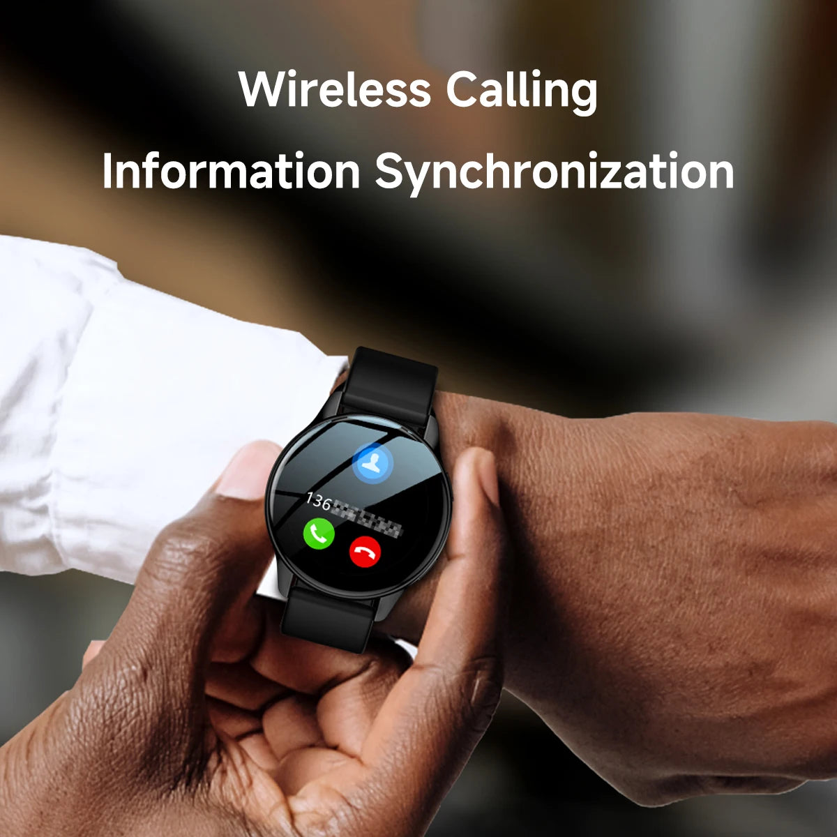 SIMSONLAB Smartwatch For Huawei Phone Bluetooth Call/Dial Remote camera Heart Rate Sport Fitness Tracker Men Women Android IOS