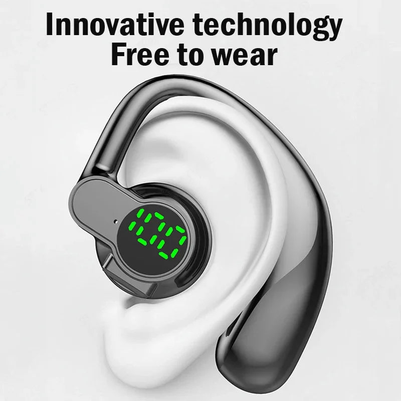 Wireless Bluetooth Headphones Full Open Headset Air Conduction Ear Hook Earphones Handsfree Noise Canceling Audifonos Sports