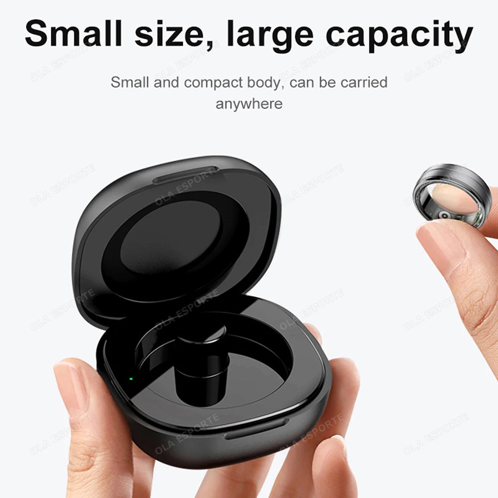 New R06 Smart Ring 2025 Blood Oxygen Heart Rate Sleep Monitor rings IP68 & 5ATM Waterproof Multi-sport Mode Smartring Man Women