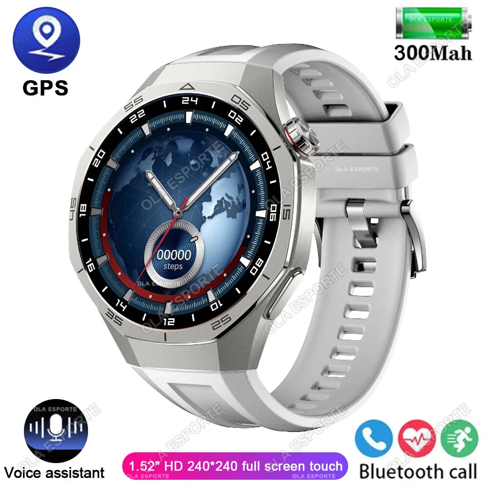 GT5 Pro Smart Watch GPS Sport Watch Men Women AMOLED Touch Screen Bluetooth Phone Calls Smartwatch Fitness Waterproof WristWatch