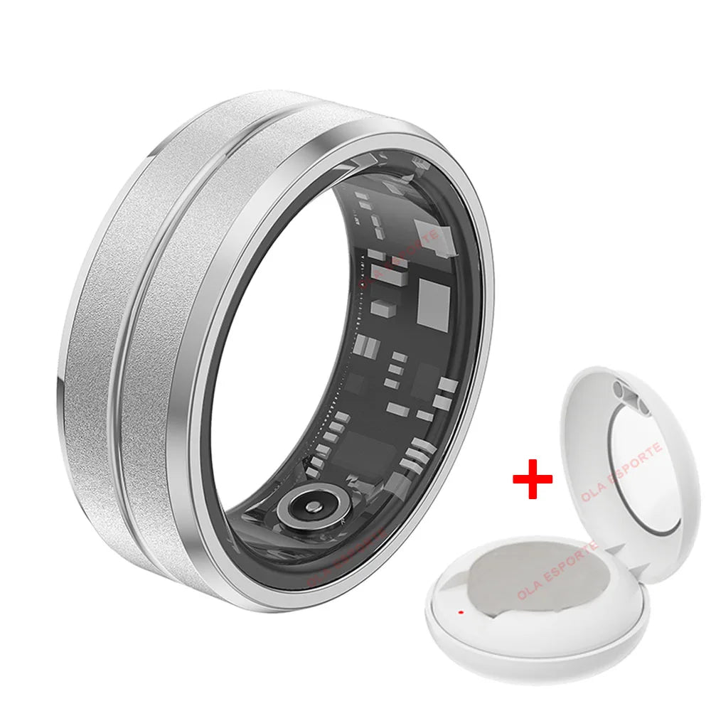 2025 Smart Ring Men Women IP68 Waterproof Heart Rate Blood Oxygen Sleep Health Monitor Sport Fitness Health Ring for Android IOS