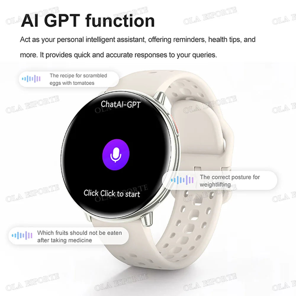 For Amazfit Active 2 GPS Smart Watch Men Women Ai GPT Amoled Waterproof Sport  SmartWatch Compass NFC BT Call Watches for