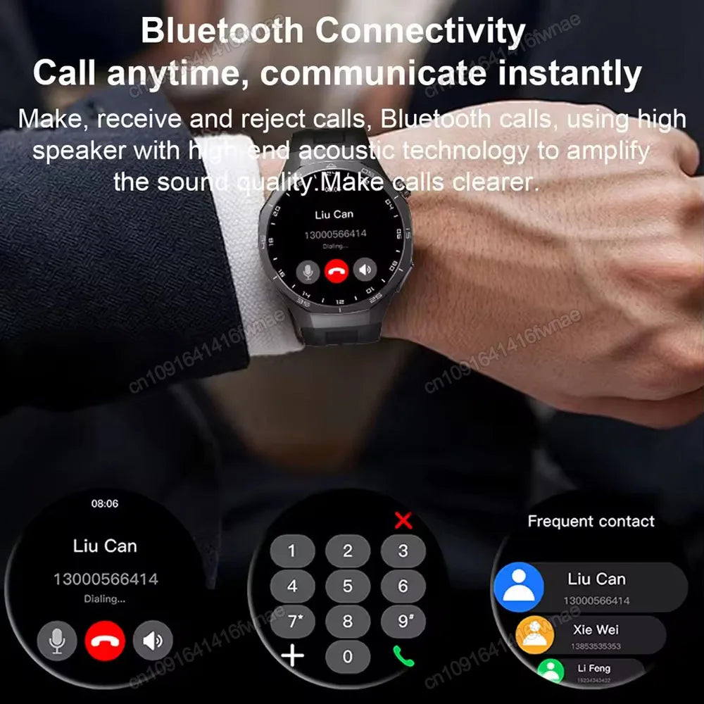 GT5 Pro Smart Watch GPS Sport Watch Men Women AMOLED Touch Screen Bluetooth Phone Calls Smartwatch Fitness Waterproof WristWatch